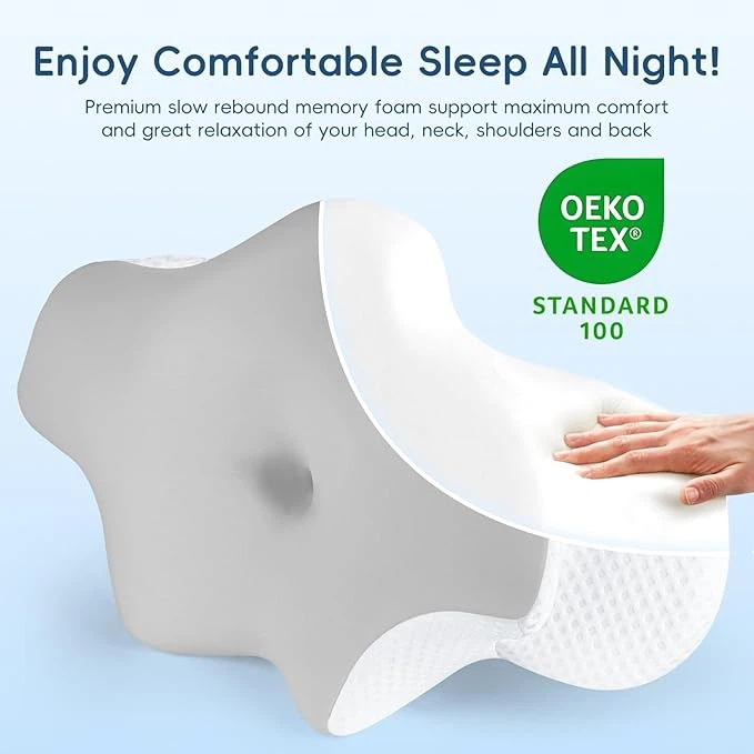 Ergonomic Contour Pillow For Sleeping factory